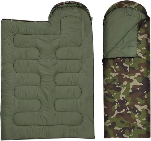 Adult Sleeping Bags are Light and Suitable for Warm Camping, Hiking and Outdoor Hunting in Four Seasons. Sleeping Bags with Compression Bags. in Saudi Arabia
