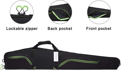 Raprance 40/44/48/52 بوصة بندقية ذات نطاق ناعم حقيبة حمل حقيبة بندقية طويلة مع سحابات قابلة للقفل in Kuwait