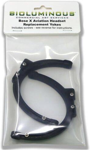 Repair Kit for Bose X Aviation Headset (for Model A10) - Replacement Parts - Earcup Yokes & Screws in Saudi Arabia