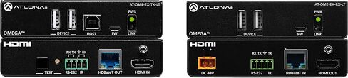 مجموعة موسع Atlona at-OME-EX-KIT-LT HDBT لـ HDMI والطاقة والتحكم وUSB؛ قدرة 4K/UHD عند 60 هرتز؛ جهاز إرسال مدعوم من جهاز الاستقبال عبر HDBT in Saudi Arabia