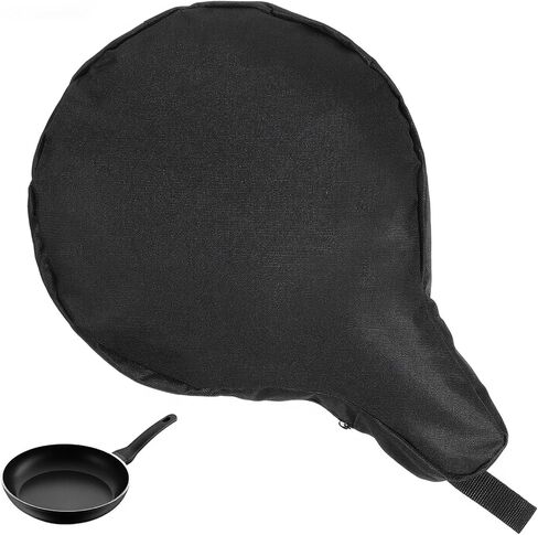 Cast Iron Skillet Storage Bag, Fits 8/10/12 in, Thick Oxford Cloth Waterproof Cast Iron Camping Skillet Pan Bag with Hanging Loop for Camping, Outdoor Cooking in Saudi Arabia