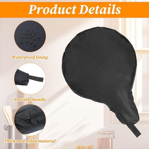 Cast Iron Skillet Storage Bag, Fits 8/10/12 in, Thick Oxford Cloth Waterproof Cast Iron Camping Skillet Pan Bag with Hanging Loop for Camping, Outdoor Cooking in Saudi Arabia