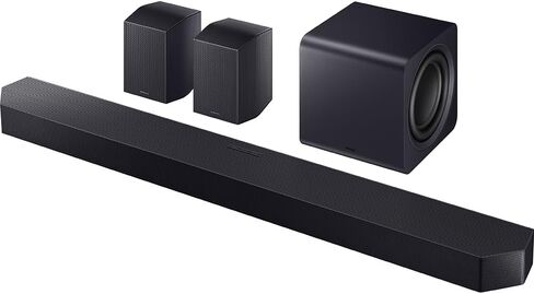 Samsung HW-Q990F/ZA Q Series Soundbar HW-Q990F 11.1.4 ch Subwoofer with Rear Speaker 2025 (Renewed) Bundle with 6FT HDMI 2.0 Cable and CPS Exclusive 26 Month Protection Pack (BEACH-CPS-26M2000) in Saudi Arabia