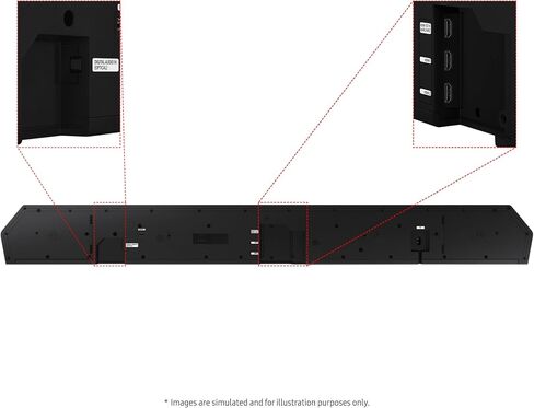 Samsung HW-Q990D 11.1.4ch Soundbar with a HW-LS60D 2.0 Channel Photo Frame Speaker (2024) in Saudi Arabia