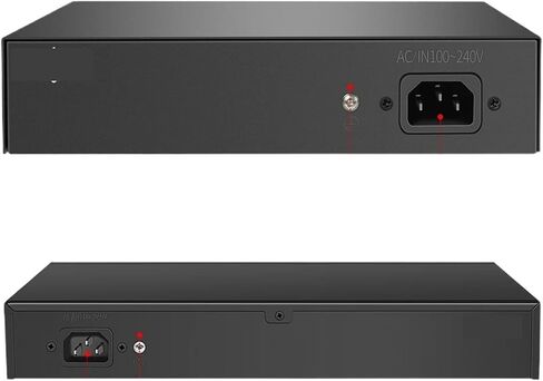 8/16 منفذ 48 فولت POE Switch 2 وصلة الإرسال 10/100 ميجابت في الثانية 802.3af/at (8 منافذ POE) in Saudi Arabia