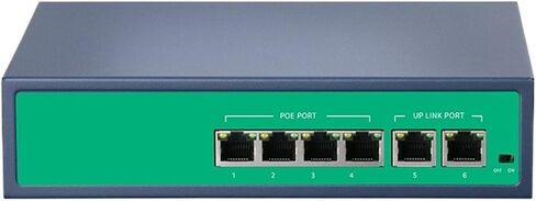POE Switch with 4/8/16/24 Ports, IEEE 802.3af/at, 5MP/8MP/4K AP, 100/1000Mbps(8 with 2) in Saudi Arabia