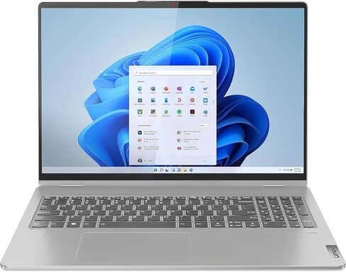 Lenovo Flex 5 2-in-1 16in WUXGA 2-in-1 Touchscreen Laptop AMD Ryzen 7 Octa-core (8 Core) up to 4.3 GHz 16GB DDR4 512GB SSD WiFi + BT Backlit Keyboard HDMI W11 (Flex5 - Renewed) in Saudi Arabia
