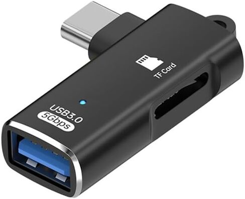 Type-C OTG Adapter, USB C to USB A Female to Male Type-C 3.0 Converter Dongle, with TF Card Reader, Compatible for Samsung for iPhone 17/16 Pro Max Plus, for iPad Pro Air in Saudi Arabia