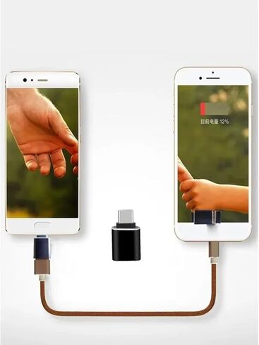 5 عبوات USB من النوع C OTG مع محول USB C إلى USB 3.0 ومصباح LED ومحول USB C لهواتف Android وأجهزة الكمبيوتر المحمولة من النوع C والمزيد in Kuwait