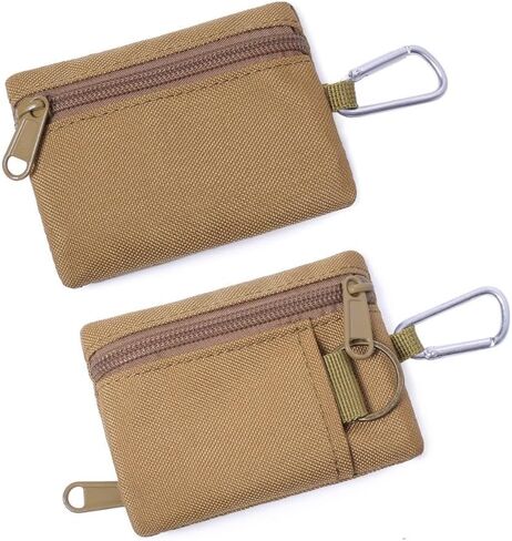 EDC Bag Outdoor Earbuds Waist Fanny Pack Keychain Pouch Wallet for Men(green) in Saudi Arabia