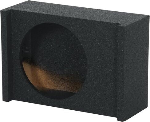 Rockville RQT12 12" Sealed Subwoofer Enclosure, Bedliner Finish, Shallow Downfiring Design, 3/4" MDF, for Car/Truck Audio Systems in Saudi Arabia