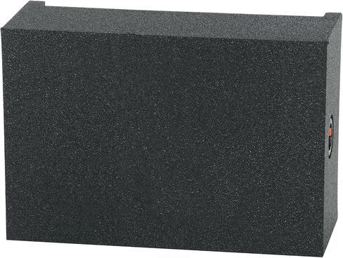 Rockville RQT12 12" Sealed Subwoofer Enclosure, Bedliner Finish, Shallow Downfiring Design, 3/4" MDF, for Car/Truck Audio Systems in Saudi Arabia