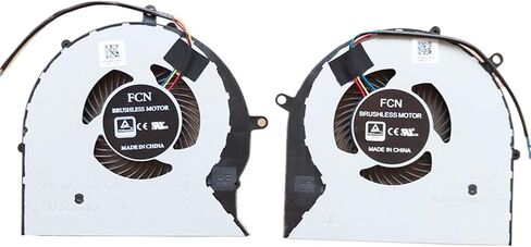1 قطعة وحدة المعالجة المركزية GPU مروحة التبريد ل FX63V FX63VM FZ63VM FX63VM7300 FX63VM7700 FX503VM GL503VM مروحة تبريد GL703VM DC12V (وحدة المعالجة المركزية ومروحة GPU 12 فولت) in Kuwait