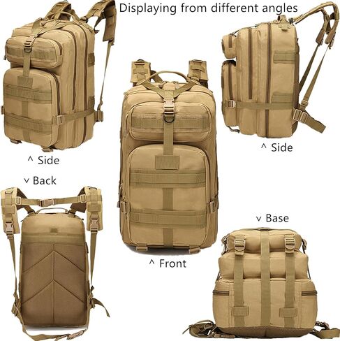 40L Tactical Backpack for Men and Women, Army 3 Days Assault Pack Bag Large Rucksack for Hiking Travel Trekking, Jungle Digital in Saudi Arabia