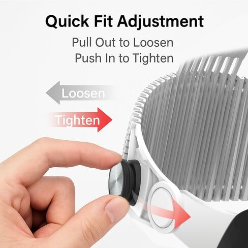 حزام رأس قابل للتعديل متوافق مع Meta Quest 3 / Quest 3S/ Quest 3S Xbox Edition - ملحق VR خفيف الوزن لتخفيف الضغط بشكل مريح، تصميم مسامي وصديق للاتكاء، أسود in Kuwait