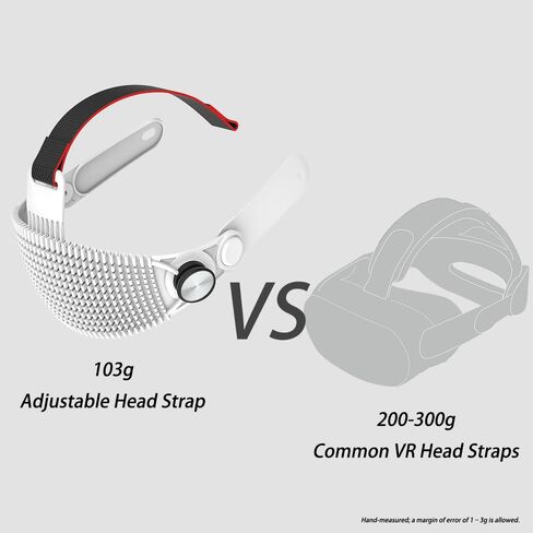 حزام رأس قابل للتعديل متوافق مع Meta Quest 3 / Quest 3S/ Quest 3S Xbox Edition - ملحق VR خفيف الوزن لتخفيف الضغط بشكل مريح، تصميم مسامي وصديق للاتكاء، أسود in Kuwait