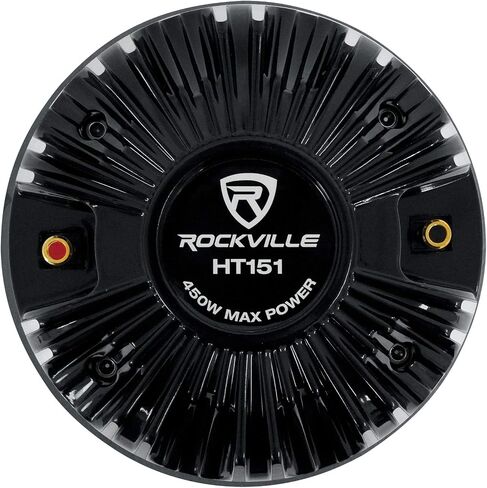 Rockville Bundle: (2) HT151 3" 450w Car/Pro Aluminum Horn Titanium Tweeters 3" Voice Coils (2 Items) in Saudi Arabia