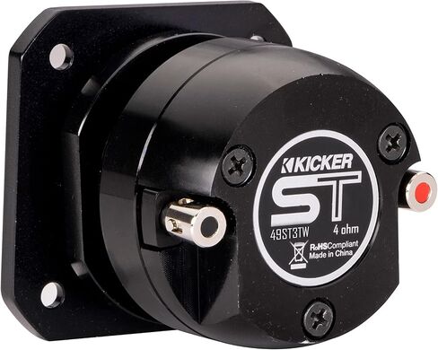 Kicker 49ST3TW ST3TW 1" Street Series Dual Mount Bullet Tweeter, Single, 4ohm (Renewed) in Saudi Arabia