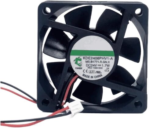 6cm DC24V 1.7w KDE2406PHV1-a 2-Wire Silent Fan 6015 60 * 60 * 15MM in Saudi Arabia