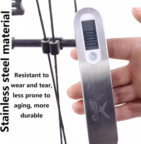 FUNTRESS Bow Scale for Draw Weight Archery Digital Bow Poundage Scale with Peak and Hold Function Measures up to 110 lbs in Saudi Arabia