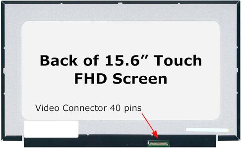 SCREENARAMA New Screen Replacement for CMO Innolux N156HCN-EBA REV.C6 (FHD 40pin Touch IPS) LCD LED Display with Tools and Tape in Saudi Arabia