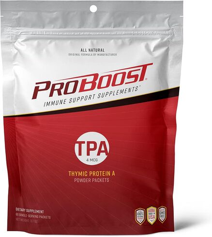 Thymic Protein A Powder Packets (4 McG TPA) – Immune System Support Supplement - All Natural, Non-GMO Formula - 30 Packets in Saudi Arabia