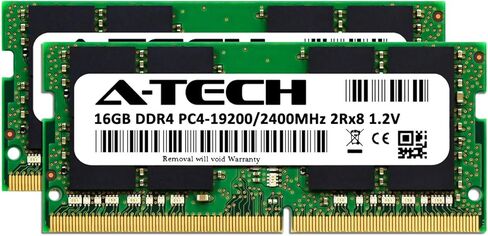 A-Tech 32GB (2 x 16GB) RAM for Lenovo THINKPAD T495 | DDR4 2400MHz SODIMM PC4-19200 260-Pin Non-ECC Memory Upgrade Kit in Saudi Arabia