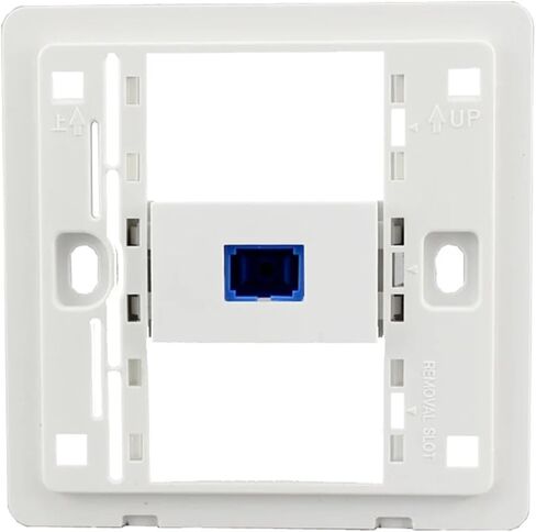 1 Port SC UPC Outlet Wall Mount Outlet Faceplate with Frame in Saudi Arabia