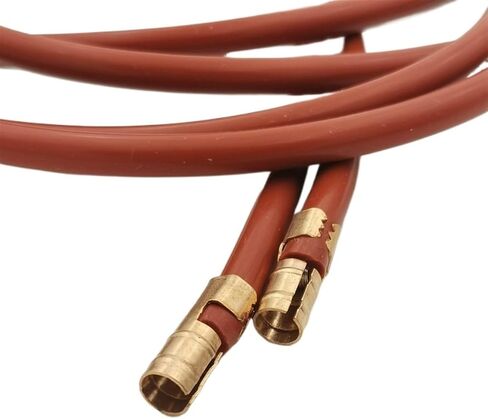 High Voltage Pulse Igniter 2pcs High-Tension Cable Dia 6.5mm High Pressure Wire Line with Joint Waste Oil Burner Accessories(High Voltage Wire) in Saudi Arabia