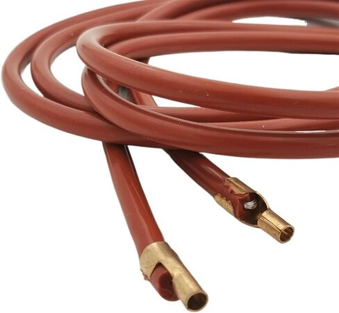 High Voltage Pulse Igniter 2pcs High-Tension Cable Dia 6.5mm High Pressure Wire Line with Joint Waste Oil Burner Accessories(High Voltage Wire) in Saudi Arabia
