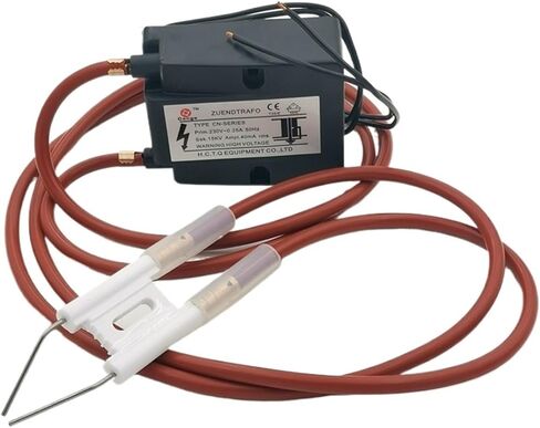 High Voltage Pulse Igniter 2pcs High-Tension Cable Dia 6.5mm High Pressure Wire Line with Joint Waste Oil Burner Accessories(High Voltage Wire) in Saudi Arabia