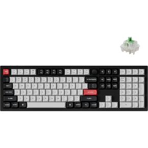 Keychron Q6 HE QMK Wireless 2.4 GHz Custom Keyboard, Rapid Trigger Bluetooth 100% Full-size with Hall Effect Gateron Double-Rail Magnetic Switches PBT Keycaps Aluminum Compatible for Mac Windows Linux in Saudi Arabia