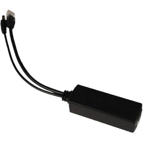 Gigabit POE Splitter 48V to 5V/12V USB/Type-C/DC 10/100/1000Mbps Power Over Ethernet(5.5x2.1mm (12V 2A),100Mbps) in Saudi Arabia