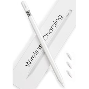 Pencil USB-C for iPad(2018-2025): Magnetic wireless Charging for iPad Pro 11"(1-4th), 12.9"(3-6th), Air(4/5th), Mini 6th. Slide-Switch, Hidden-Port Stylus with Tilt Sensitivity & Palm Rejection in Saudi Arabia