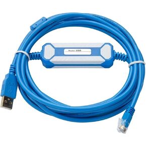 كابل برمجة مناسب لخط تنزيل USB من سلسلة SN/SM/SH/SR/DL/NK/PLC بطول 3 أمتار in Kuwait