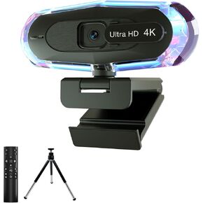 كاميرا ويب 4K للكمبيوتر الشخصي، وكاميرا ويب 4K مع جهاز تحكم عن بعد وإضاءة RGB، وكاميرا بث التركيز التلقائي للكمبيوتر/Mac، وكاميرا كمبيوتر للتوصيل والتشغيل للتكبير/Skype/YouTube/الاجتماع in Kuwait