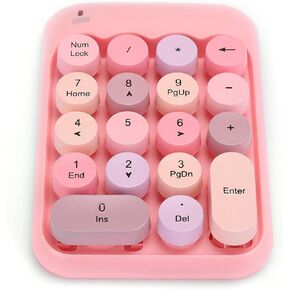 CHICIRIS Wireless Vintage Numeric Keypad Convenient Matte Texture 18-Keys for Financial Accounting, Office - Portable Keypad for Students, Accountants in Saudi Arabia