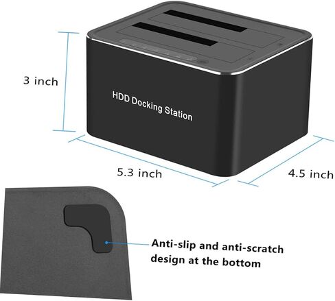 محطة إرساء القرص الصلب USB لـ SSD Uasp تدعم سهولة التوصيل والتشغيل دون اتصال بوظيفة الاستنساخ في الولايات المتحدة، تركيب أداة التوصيل حتى النقل in Kuwait