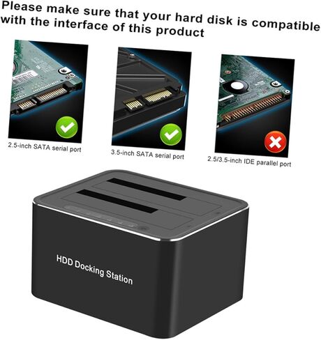 Ssd Dock Ssd إلى USB محول محطة الإرساء وظيفة استنساخ غير متصل الولايات المتحدة التوصيل in Kuwait