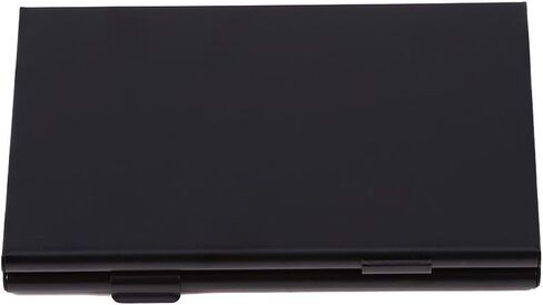 SD Card Holder, Aluminum Metal Card Case, Double Layer 12 Slots Portable Holder Case for SD Card or TF Card Memory Card Holder (Black) in Saudi Arabia