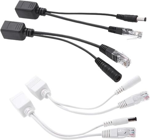 كابل POE الطاقة السلبية عبر كابل محول إيثرنت الفاصل RJ45 12-48 فولت (زوج واحد من كابل WhitePOE) in Saudi Arabia