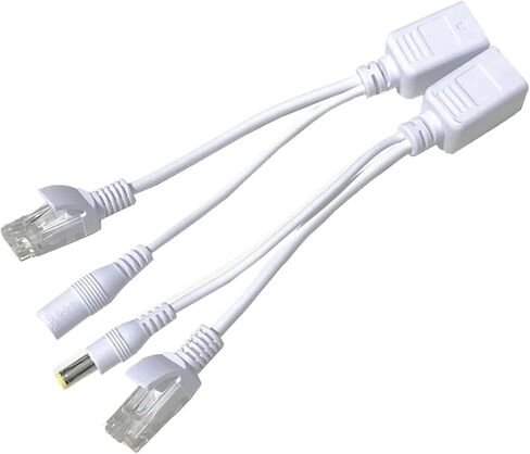 كابل POE الطاقة السلبية عبر كابل محول إيثرنت الفاصل RJ45 12-48 فولت (زوج واحد من كابل WhitePOE) in Saudi Arabia