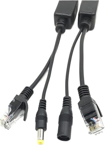 كابل POE الطاقة السلبية عبر كابل محول إيثرنت الفاصل RJ45 12-48 فولت (زوج واحد من كابل WhitePOE) in Saudi Arabia