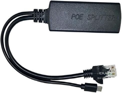 Gigabit POE Splitter 10/100/1000Mbps 48V to 5V/12V USB/Type-C/DC Power Over Ethernet(Micro USB 5V 2A,100Mbps) in Saudi Arabia