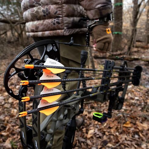 Victory Archery VAP SS 0.166" 200/250/300/350/400 Spine Micro Diameter Carbon Hunting Arrow Vane Fletched 6 Pack in Kuwait
