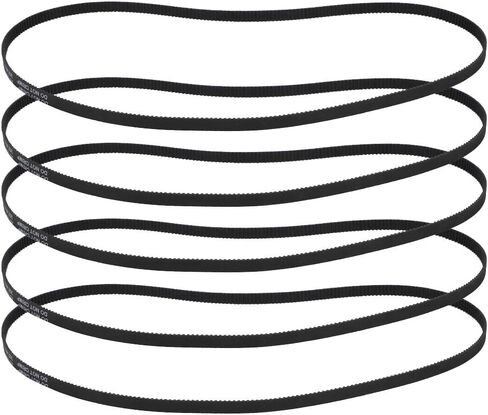 2GT-610MM Rubber Timing Belt, GT2-6-610MM Synchronous Drive Belt with Arc Tooth Profile, -34°C to 85°C Temperature Range, HTD Extension, Long-Lasting Performance in Saudi Arabia
