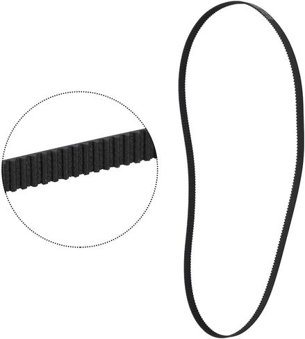 2GT-610MM Rubber Timing Belt, GT2-6-610MM Synchronous Drive Belt with Arc Tooth Profile, -34°C to 85°C Temperature Range, HTD Extension, Long-Lasting Performance in Saudi Arabia