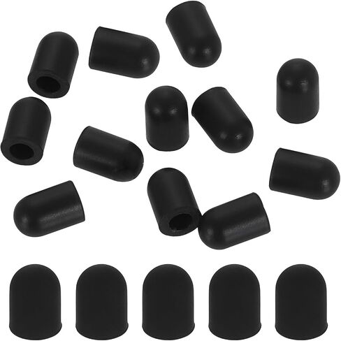 PATIKIL 4.5mm (0.18") Stylus Pen Tips, 100Pcs Conductive Rubber Capacitive Touch Screen Pens Tip for Mobile Phones Computers Tablets E-Readers Smart Drawing Boards, Black in Saudi Arabia