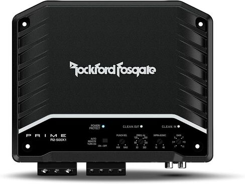 مضخم صوت Rockford Fosgate R2-500X1 Prime Series 500 وات أحادي (مجدد معتمد) in Saudi Arabia