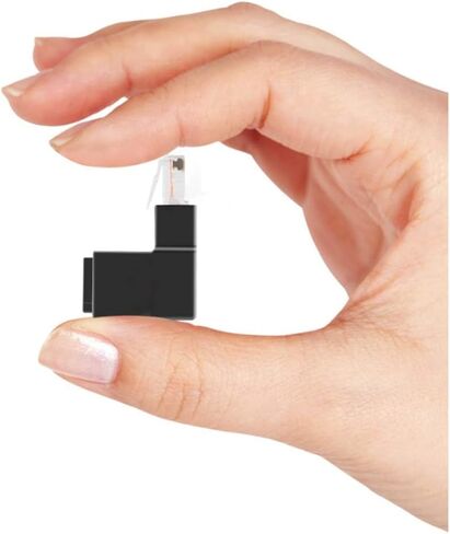 محول إيثرنت بزاوية يمنى - Cat5e/Cat6 RJ45 90° & 270° موصل بزاوية لأعلى/لأسفل (أنثى إلى ذكر) لإعدادات الشبكة الموفرة للمساحة in Saudi Arabia